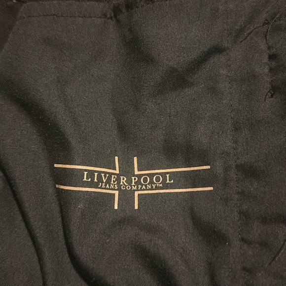 NWT Jacket LIVERPOOL LOS ANGELES Women’s  Black Rise Denim Trucker Soft - Picture 10 of 15